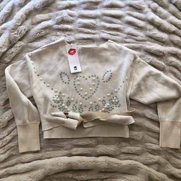 Wildfox Wilder Mock Wrap top size small - Picture 9 of 12